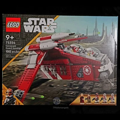 LEGO Star Wars Coruscant Guard Gunship Clone Wars 75354 New Sealed NISB Creases - Image 1 of 4