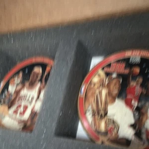Michael Jordan Mini Plates w/Box & COA Bradford Exchange 1997 1996 - Picture 1 of 3
