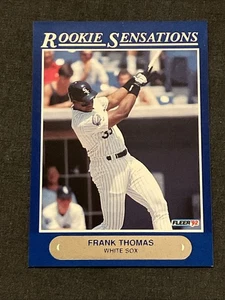 1992 Fleer Rookie Sensations #1 Frank Thomas - Foto 1 di 2