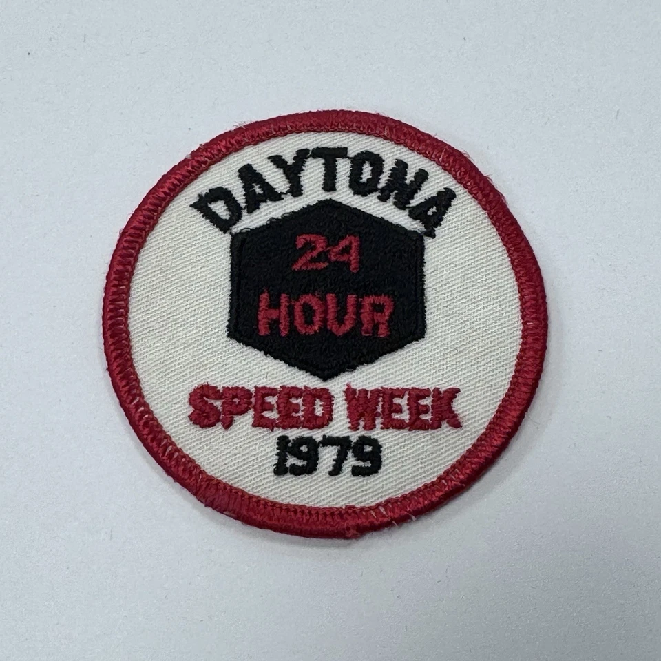 Vintage NOS 1979 NASCAR Daytona500 24 Hour Speed Week Iconic Patch Richard Petty - Image 1 of 2