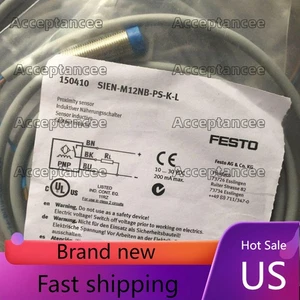 US FREE TAX New Festo SIEN-M12NB-PS-K-L 150410 Proximity sensor - Picture 1 of 4