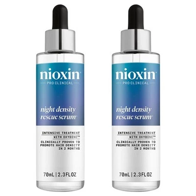 Nioxin Night Density Rescue Serum 2x 70ml Set