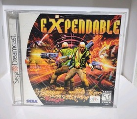 Sega Dreamcast Expendable 1999 Game Disc w Original Case +Manual great condition