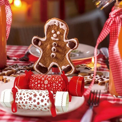 Cajas de regalo de Navidad 40 piezas - Papel multicolor fiesta galletas dulces golosinas Foto 1 de 4