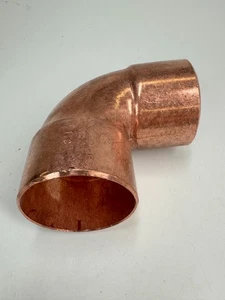 (4 PACK) EPC Elbow 2" CTS Sweat End C x C 90-Degree Copper Tubing Fitting - Picture 1 of 12