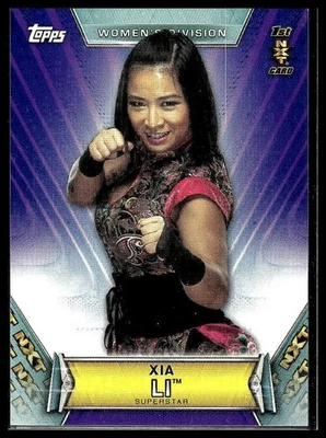 Xia Li *ROOKIE CARD* (RC) 2019 Topps WWE Women's Division PURPLE /99 #49 - Image 1 of 2
