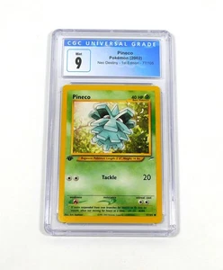 Pokémon Neo Destiny Pineco 2002 primera edición 77/105 CGC 9 - Imagen 1 de 2