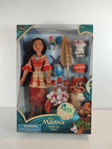 Disney Store 2016 Moana Singing Feature Doll 11" Poupee Set NIB Sings - Picture 1 of 17