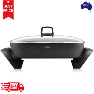 Sunbeam Duraceramic Large Frypan, Electric Non-Stick Frying Pan with Lid, 2400W, - Picture 1 of 5
