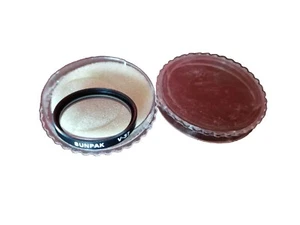 Sunpak V-37 UV Filter Rare Vintage Lense In Case Collectable Retro 37 Mm - Picture 1 of 2