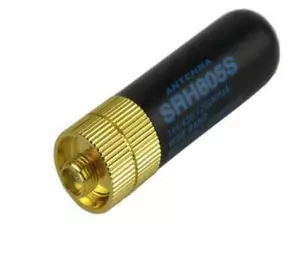 Interphone 4.5 cm short antenna SRH-805S short gold head UV-5R BF-888S - Picture 1 of 2