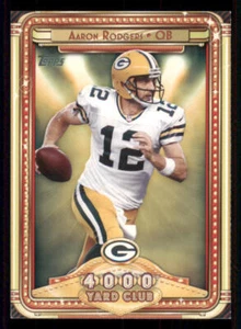 2013 Topps 4000 Yard Club #8 Aaron Rodgers - Picture 1 of 2