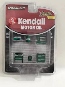 Greenlight 1:64 Kendall Motor Oil Auto Body Shop 6 Pcs Set Series 3 16060B CHASE - Picture 1 of 1