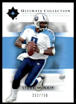 2004 Upper Deck Ultimate Collection Steve McNair /750 Tennessee Titans #62 - Image 1 of 2