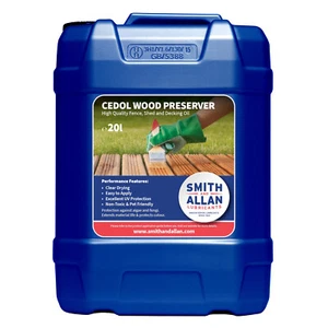 Fence Treatment Oil Clear Wood Preserver Premium Quality 20 Litre 20L - Picture 1 of 3
