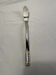 WALLACE GOLDEN WEAVE Corsica 18/10 Stainless 7 1/8” Butter Spreader Knife - Picture 1 of 5