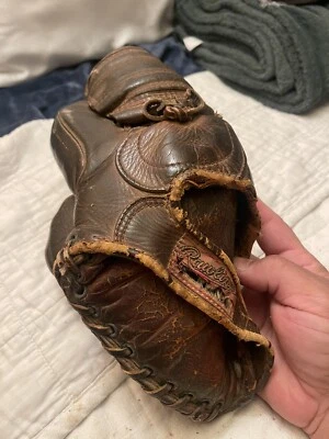 Guante de béisbol vintage de 1950 Rawlings Stan Musial PMM Foto 1 de 4