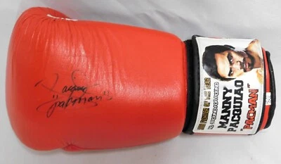 Manny Pacquiao Boxer Signed Red Limited Edition Boxing Glove PSA Authenticated - Image 1 of 4