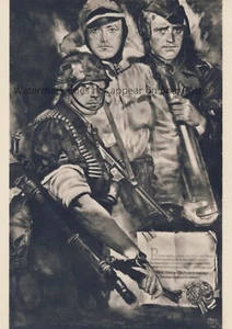 Póster Segunda Guerra Mundial Panzergrenadier Segunda Guerra Mundial infantería mecanizada Heer impresión ejército alemán WH - Imagen 1 de 4