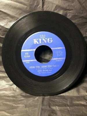James Brown & The Famous Flames LICKING STICK (45RPM 7” Single) King (J260) - Image 1 of 3