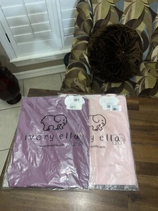Ivory Ella Women's Size M Logo Elephant Short Sleeve (LOT) - Picture 1 of 9