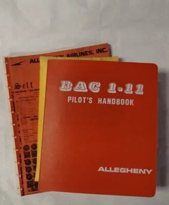 Allegheny Airlines BAC 111 Pilots Handbook & Revisions & Study Guide-Original - Picture 1 of 23
