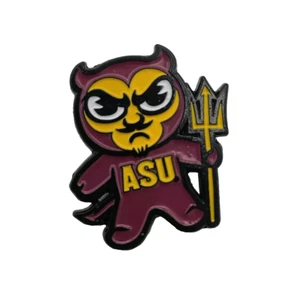 ASU Sun Devils Sparky Mascot Tokyodachi Pitchfork Pin - Picture 1 of 3