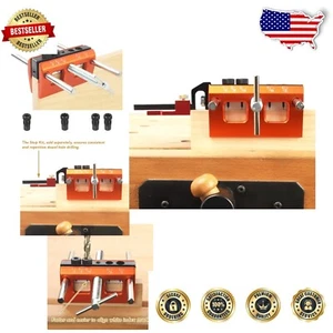 Precision Self-Centering Dowel Jig Kit - 6in Drilling Guide for Woodworking - Picture 1 of 10
