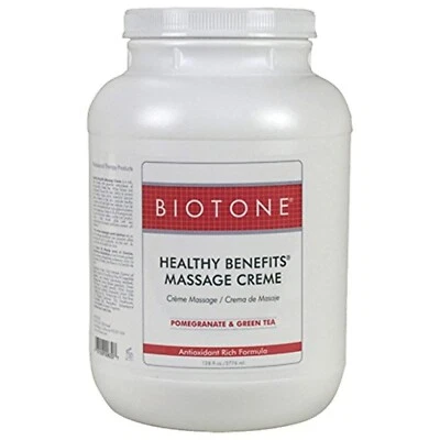 Crema de masaje Biotone Healthy Benefit, granada y té verde, 128 onzas Foto 1 de 3