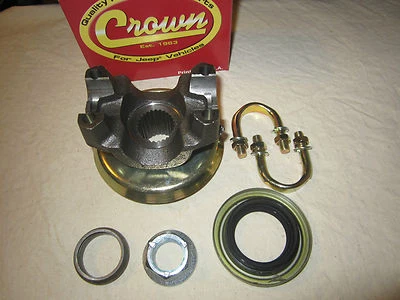 Dana 35 U Bolt Yoke W / Seal, Crush Sleeve, Nut, UBolts 1310 Series 1984 - 2006  - Image 1 of 4