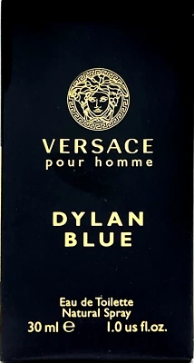 VERSACE POUR HOMME DYLAN EAU DE TOILETTE SPRAY AZUL PARA HOMBRES 1,0 OZ / 30 ml ¡NUEVO! Foto 1 de 4