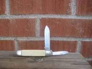 1950s Vintage 2 Blade x 4 1/4" Length ** CAMILLUS *** Carbon  Pocket Knife USA - Picture 1 of 11