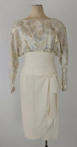 Vintage MARIO FORTE for AFTER FIVE Formal Cocktail Dress Women's Size 4 - Picture 1 of 6