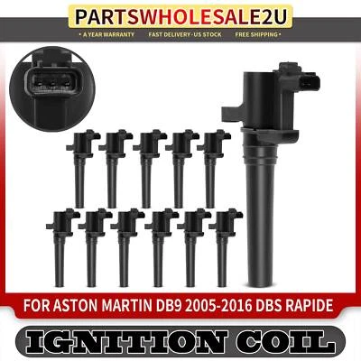 Bobina de encendido 12 piezas para Aston Martin DB9 2005-2016 Rapide Vanquish Virage DBS Foto 1 de 4