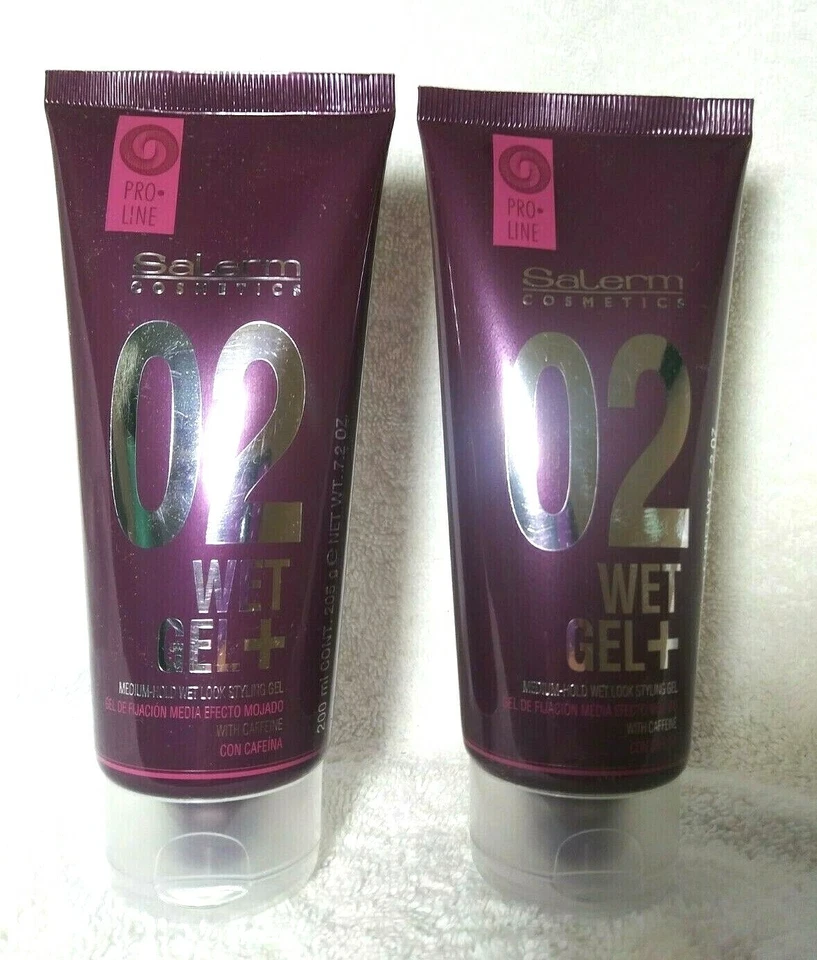 2 Salerm Cosmetics Pro Line Wet GEL Plus Medium Hold 02 7oz