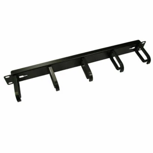 1U Universal Données Armoire 48.3cm Câble Gestion Barre Avec 5 Anneaux [007459] - Afbeelding 1 van 2