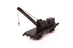 Coche grúa señor ruedas de metal juguete de chapa vintage antiguo modelo de ferrocarril pista 0 - Imagen 1 de 7