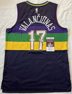Jonas Valanciunas Signed Autographed New Orleans Pelicans Jersey JSA COA - Picture 1 of 3