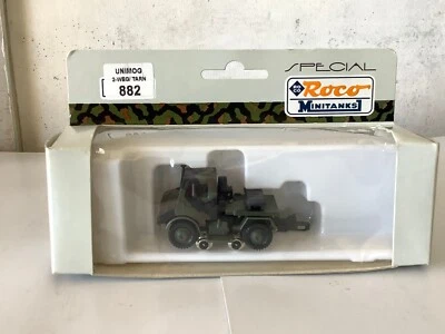 Roco 882 HO/1:87 Unimog 2-Weg Train BW Tarnfarbe/ Camouflage (DF623-25R9/3/6) - Bild 1 von 3