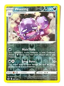 Weezing 095/198 Reverse Holo Rare Chilling Reign Pokemon Lightly Played LP - Picture 1 of 6