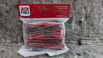 🔥New 10-Pack🔥 ADI PRO 0E-DCMPIG10P 2.1mm DC Power Plug, Male - Image 1 of 4