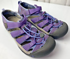 Keen Girls Size 6 Newport H2 1014263 Purple Drawstring Hiking Sandal Waterproof