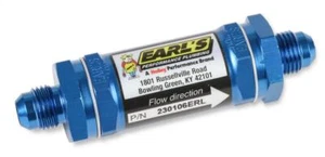 Earl's Performance Aluminum In-Line Fuel Filter - Picture 1 of 6