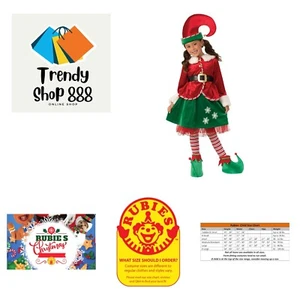 Girls Child's Elf Girl Costume - Picture 1 of 5