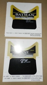 BATMAN : LEGENDS OF THE DARK KNIGHT TOY  FIGURE PACKAGING ART SIGNED BRUCE TIMM - Picture 1 of 4