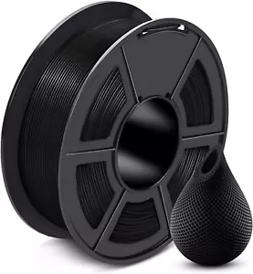 Impresora 3D de filamento SUNLU PETG 1,75 mm 1 kg carrete negro +/- 0,02 mm sin nudos 2,2 lbs - Imagen 1 de 7