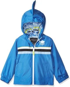 London Fog Infant Boys Blue Little Animal Rain Slicker Jacket Size 12M 18M 24M - Picture 1 of 1