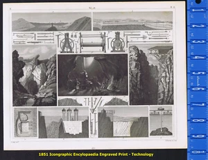 Mining, Coal strata of Ronchamp, Newcastle upon Tyne-1851 Heck Engineering - Picture 1 of 1