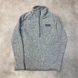 Patagonia Fleece Mujer XS Better Suéter Media Cremallera Senderismo Chaqueta, Gris - Imagen 1 de 10