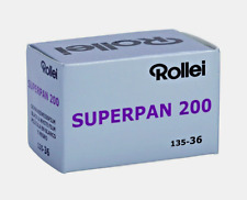 1 x Roll ROLLEI SUPERPAN 200 B&W NEG Film--35mm/36 exposures--expiry: 08/2025